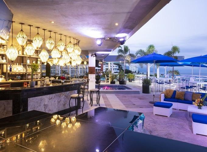 The Rooftop Bar Blue Chairs Beachfront Resort Puerto Vallarta - Adults Only Mexico The Rooftop Bar Blue Chairs Beachfront Resort Puerto Vallarta - Adults Only Mexico